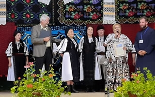 Doamna Silvia Macrea Senior – cetățean de onoare al comunei Bârghiș