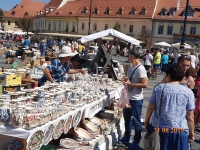 Toamna aduce olarii în centrul Sibiului